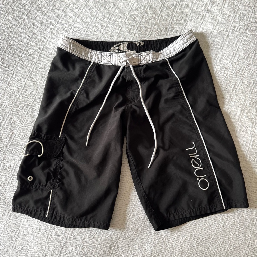 Y2K O'Neill Black and White Boy’s Board Shorts